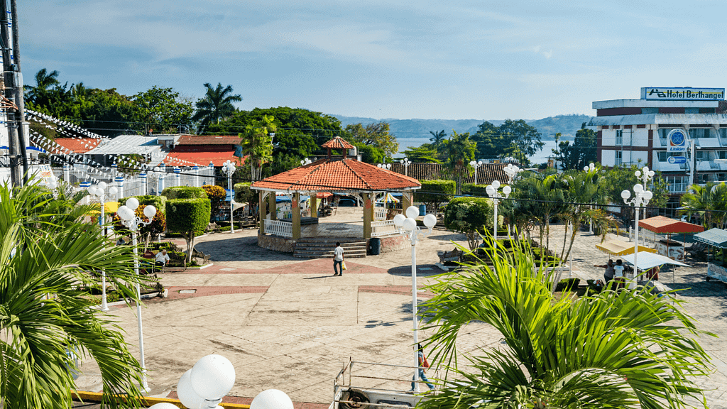 Plazuela del parque de catemaco