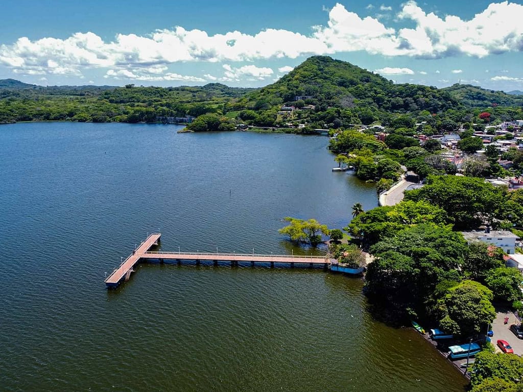 Muelle del lago de Catemaco