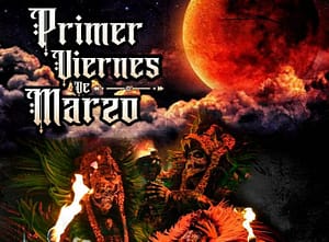 flyer evento primer viernes de marzo 2025