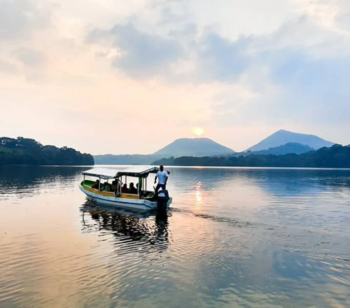 Paseo en lancha en el lago de catemaco